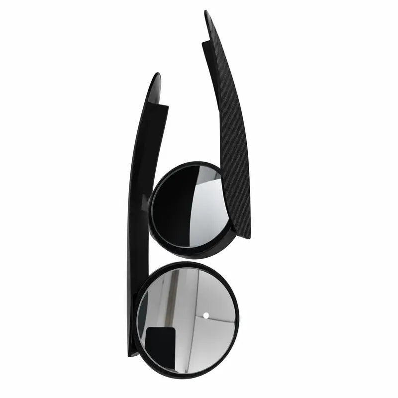 2-Pack Car Side Mirror Rain Visors with 360° Blind Spot Mirrors – Clearer View for Safer Driving