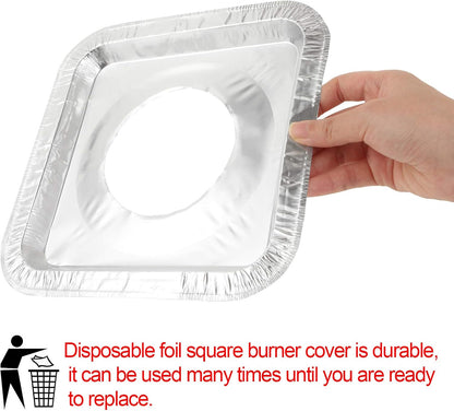 🔥 20-Pack Disposable Stove Burner Protectors – Less Mess, Less Scrubbing