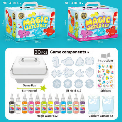 🌈 Magic Water Pets Kit – Create, Splash & Collect Cute Water Creatures