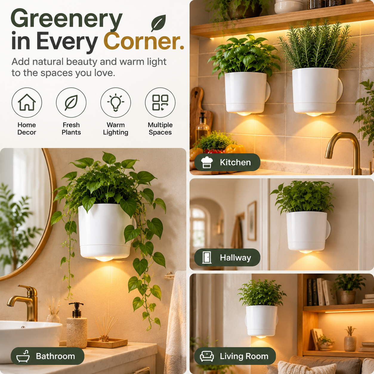 Small Greenery, More Visual Interest