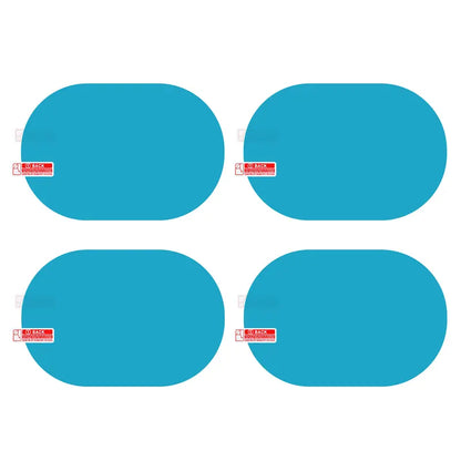🚗 4PCS Car Rearview Mirror Rainproof & Anti-Fog Film – Clear Vision in Rain