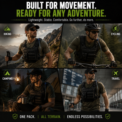 Tactical Chest Bag – Compact EDC Sling Pack Built For Outdoor Adventures