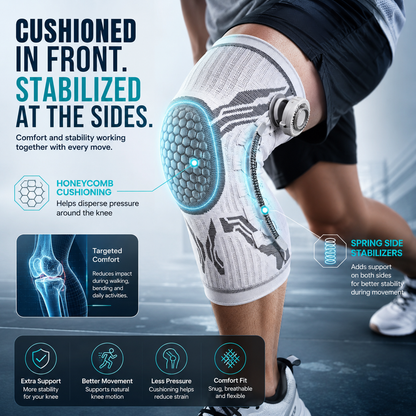 🦵 Not Just a Knee Sleeve — Adjustable Support That Fits You