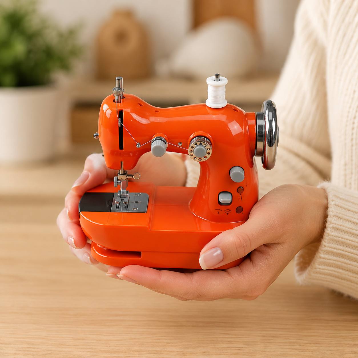 🏠 HOME DIY SALE | Mini Electric Sewing Machine – Compact Sewing Helper for Repairs, Crafts & Creative Projects