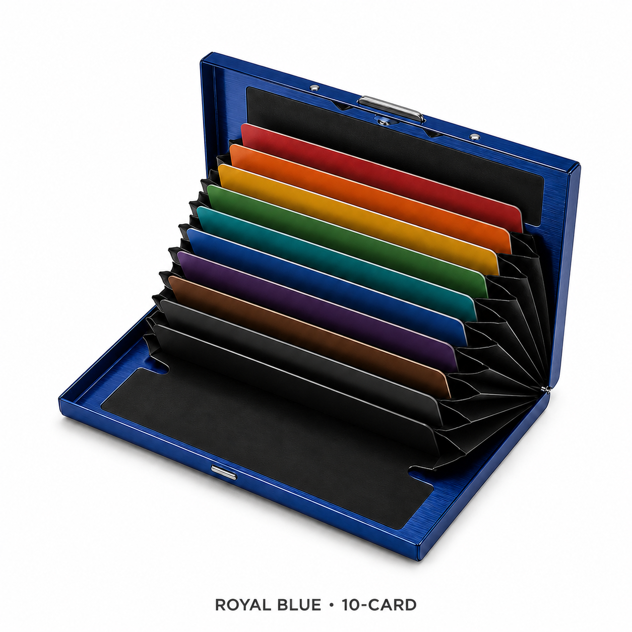 RFID-Blocking Stainless Steel Card Wallet – Organized, Secure & Pocket-Ready 🔒