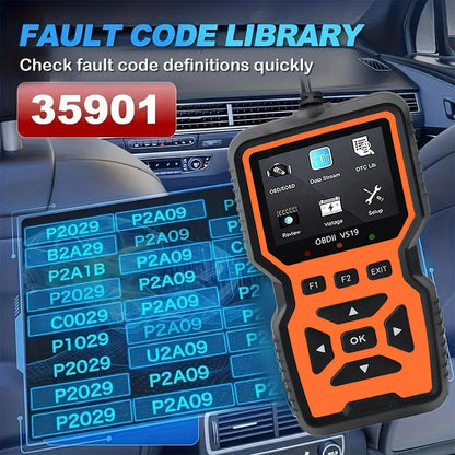 Car OBD2 Scanner Diagnostic Tool, Car Voltage Tester Engine Fault Code Scanner