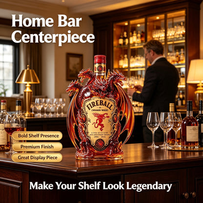 🐉 Legendary Dragon Bar Decanter – Sculpted Collector Bottle for Home Bar & Gifting🔥
