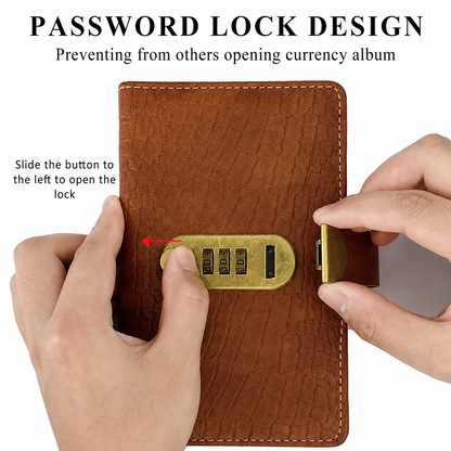 💵 100-Envelope Savings Challenge Binder with Password Lock – Secure Cash Organizer