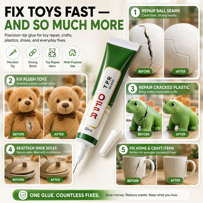 ♻️Multi-Purpose Repair Glue | Precision Strong Adhesive For Toys, Shoes, Crafts & Everyday Repairs