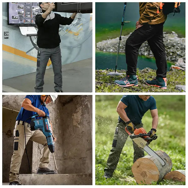 Men's Tactical Cargo Pants | Water-Resistant Outdoor Work & Hiking Pants