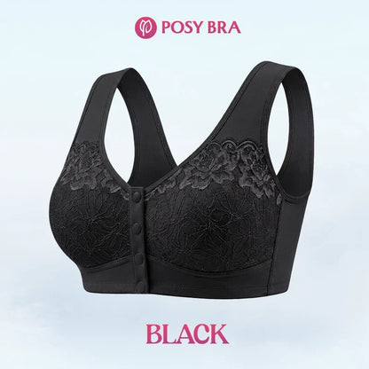 Posy Bra - Front Closure Breathable Cotton Lifting Bra for Seniors