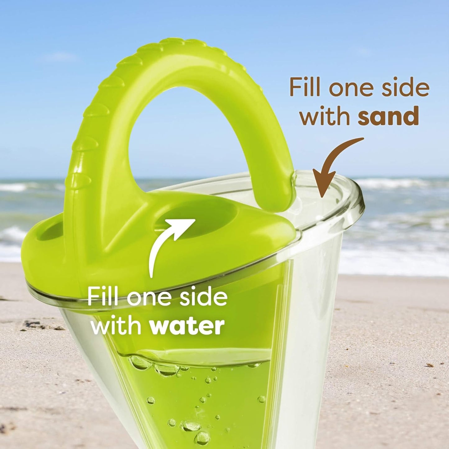 HABA Spilling Funnel XXL with Sifting Shovel - Ultimate Sand & Water Mixing STEM Learning Activity, Kids Beach Toys & Kids Outdoor Toys for 3+