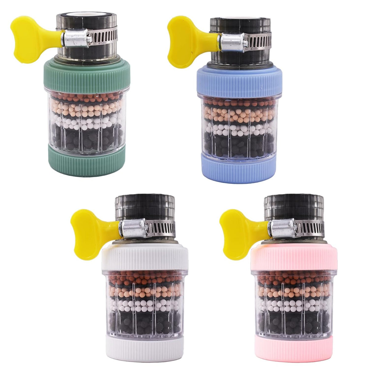 💧 360° Rotating Faucet Water Filter – 6-Layer Kitchen Tap Attachment
