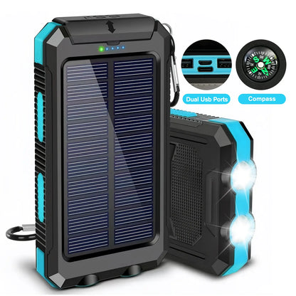 ⚡ SPECIAL OFFER | 30000mAh Solar Power Bank – High-Capacity Portable Charger for Outdoor Use