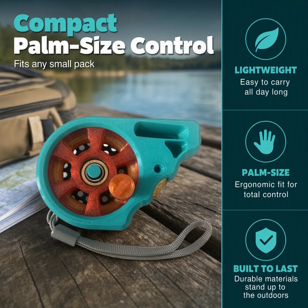🎣Portable Rodless Pocket Fishing Reel Device🧵