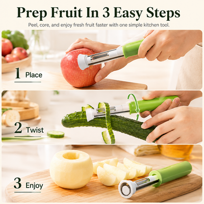 🍎 3-in-1 Fruit Peeler & Corer Tool🥝