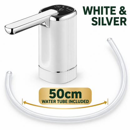 💧 Rechargeable Automatic Water Bottle Pump – 3-Mode Timed Dispenser with Foldable Spout