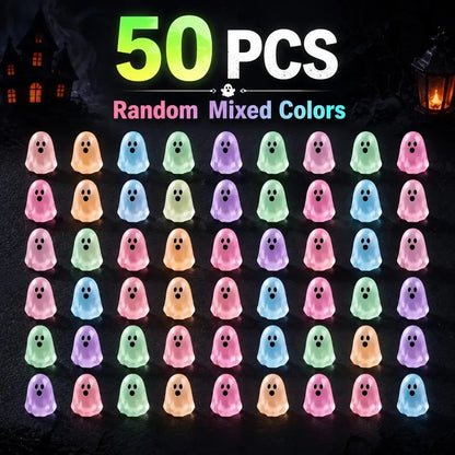 👻 LIMITED DEAL | Mini Glow Ghost Decorations – Cute by Day, Spooky & Glowing After Dark