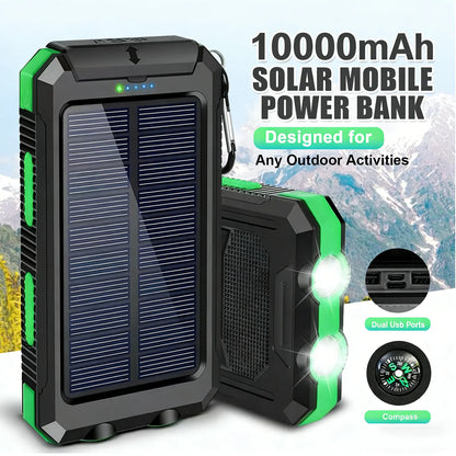 ⚡ SPECIAL OFFER | 30000mAh Solar Power Bank – High-Capacity Portable Charger for Outdoor Use