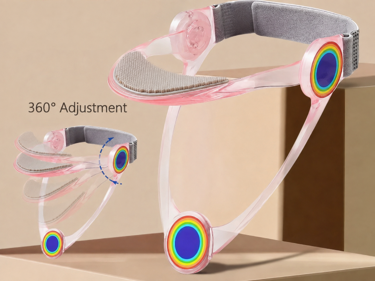 🧍 Adjustable Head & Neck Support Brace | Lightweight Chin Support Holder