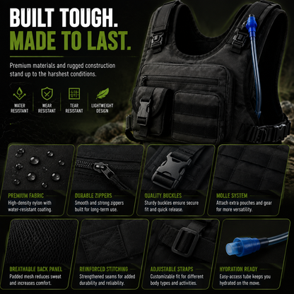 Tactical Chest Bag – Compact EDC Sling Pack Built For Outdoor Adventures