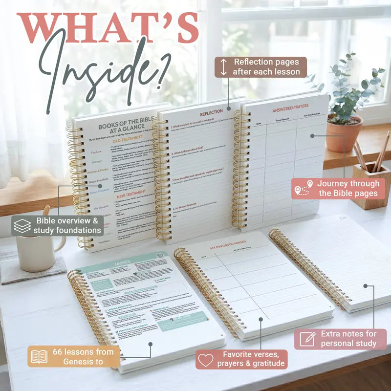 Understand Every Book 📖 66-Book Bible Study Guide & Devotional Journal