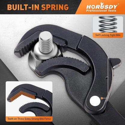 HORUSDY Heavy Duty Pipe Wrench Set