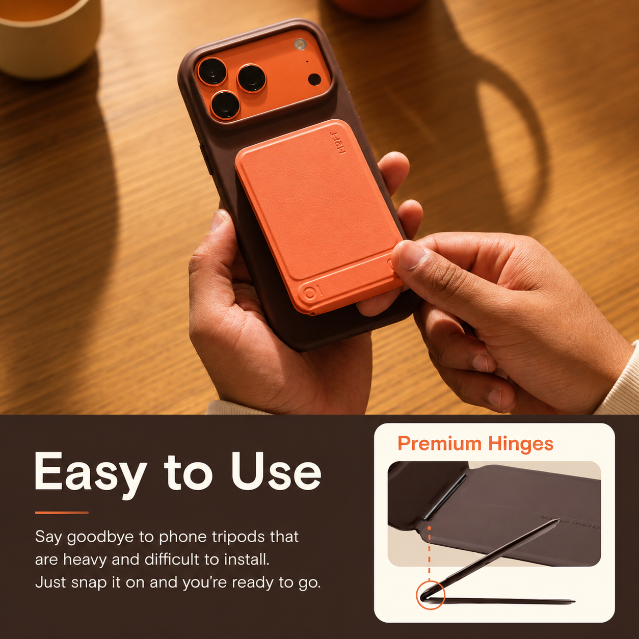 MOFT Phone Tripod Wallet for iPhone