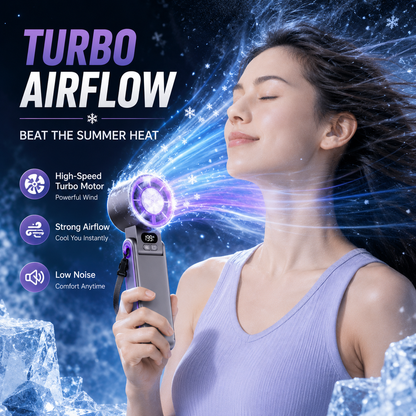 🔥 55% OFF TODAY ❄️ IceCool Turbo Fan – Instant Semiconductor Cooling