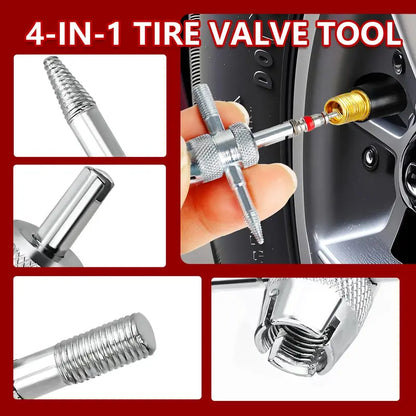 GJANSH 23-Piece Set Quick Change Tire Valve Tool Kit