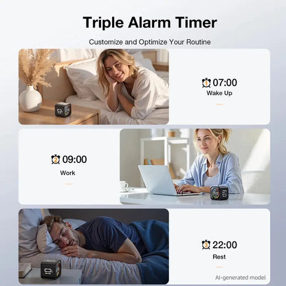 ⏳ Flip Pomodoro Timer Cube – Quick-Set Focus & Productivity Timer