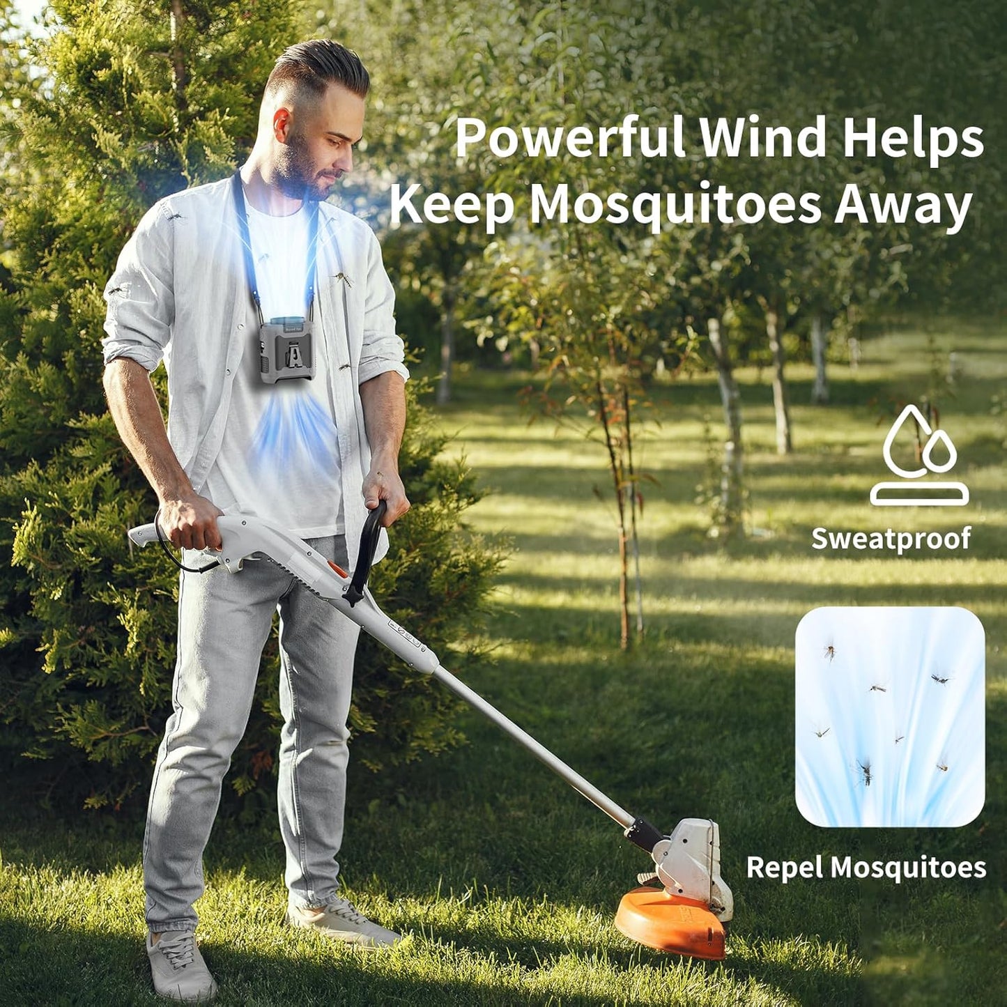 Socool 10000mAh Portable Waist Fan