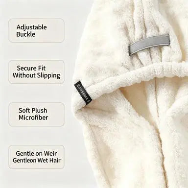 Extra-Thick Microfiber Quick-Dry Hair Towel Wrap