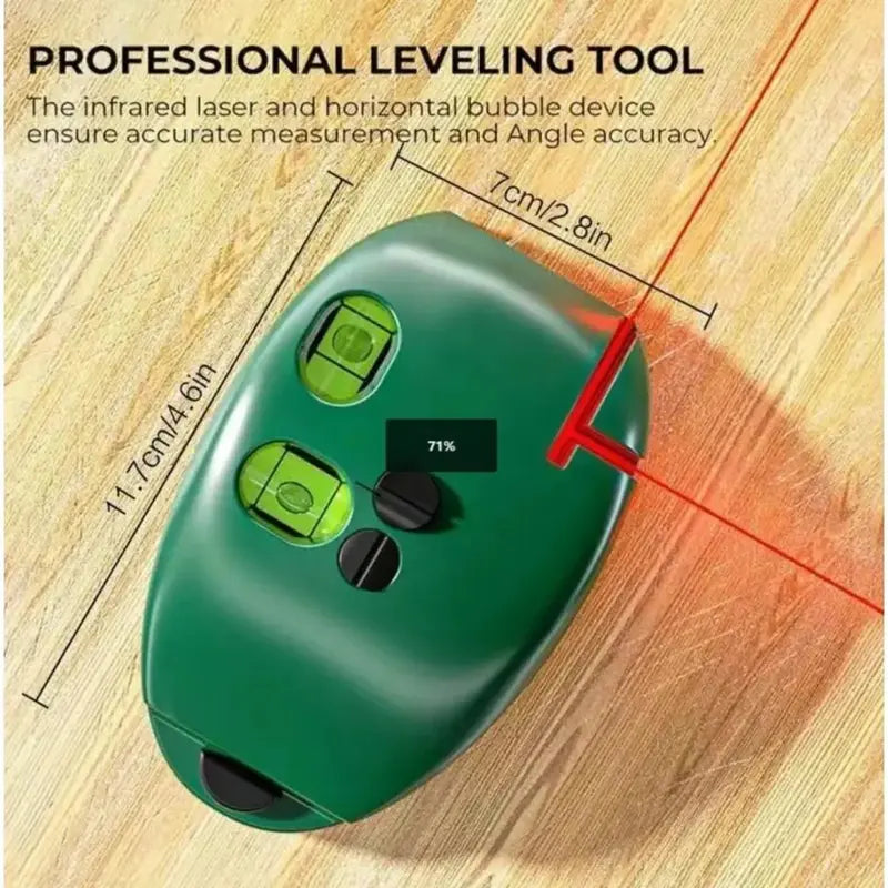 📏 Smart Laser Level Tool – Perfect Straight Lines for DIY Projects & Home Improvement