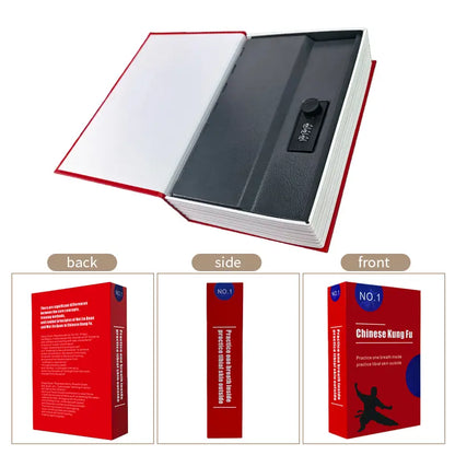 📖 Hidden Book Safe – Secret Storage Box with Combination Lock for Cash, Jewelry & Valuables