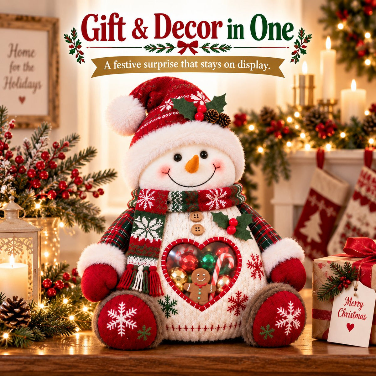 🎅 🎄 Christmas Character Refillable Treat Holder(📦Buy 2 Free Shipping)