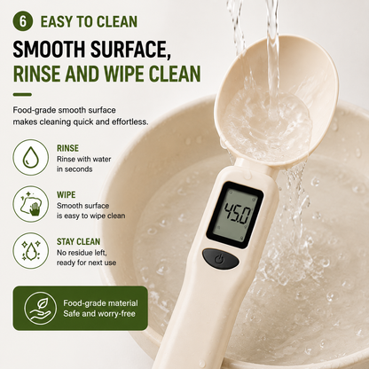 🥄 Smart Digital Measuring Spoon Scale – Precision Kitchen Weight Spoon for Baking, Cooking & Meal Prep