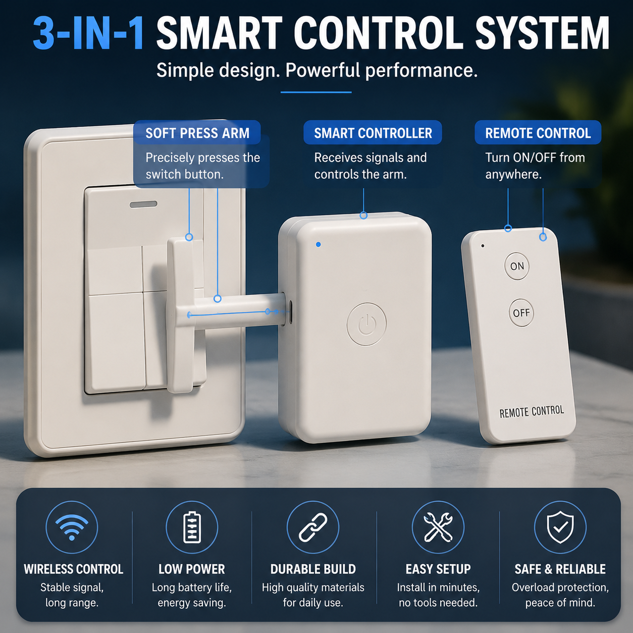 💡 Smart Switch Bot | Automatic Light Switch Controller😴