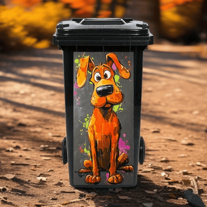 🔥Flash Sale 49% OFF✨ Creative Colourful Cartoon Trash Can Sticker, DIY Funny Bin Decal for Home Bathroom Kitchen&Brighten Your Community
