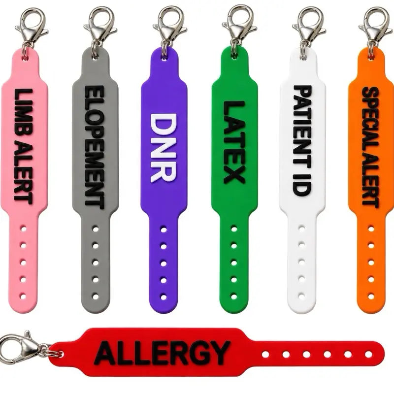 🏥 Hospital Wristband Charm | Nurse Badge & Keychain Accessory
