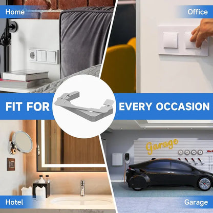 🔧 Wall Plate Spacer Kit for Loose Outlets | Metal Outlet Leveling Spacers for Flush Wall Plate Repair