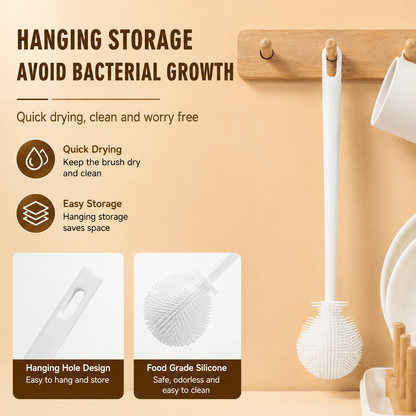 360° Flexible Silicone Bottle Brush – Deep Clean Every Corner with Ease 🧼
