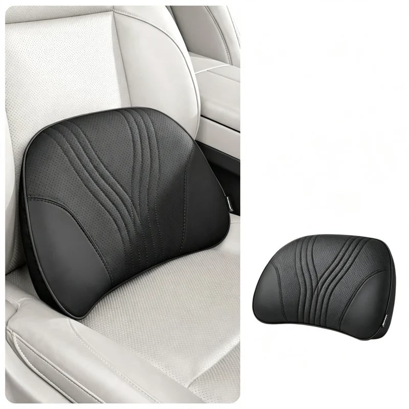 💯Premium Car Seat Headrest & Lumbar Support Cushion