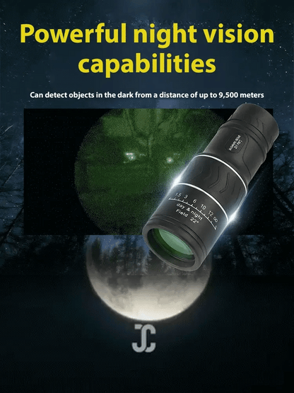 💯Used by American Mountain Guides! 100x HD Monocular, IPX5 Waterproof & Fog-Proof🧭🔭