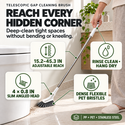 🧼 Telescopic Gap Cleaning Brush – Reach Every Hidden Corner