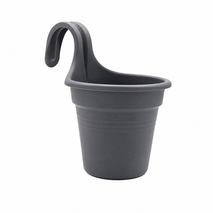 Balcony Hanging Planter – No Tools Rail Flower Pot | Space-Saving Garden Pot