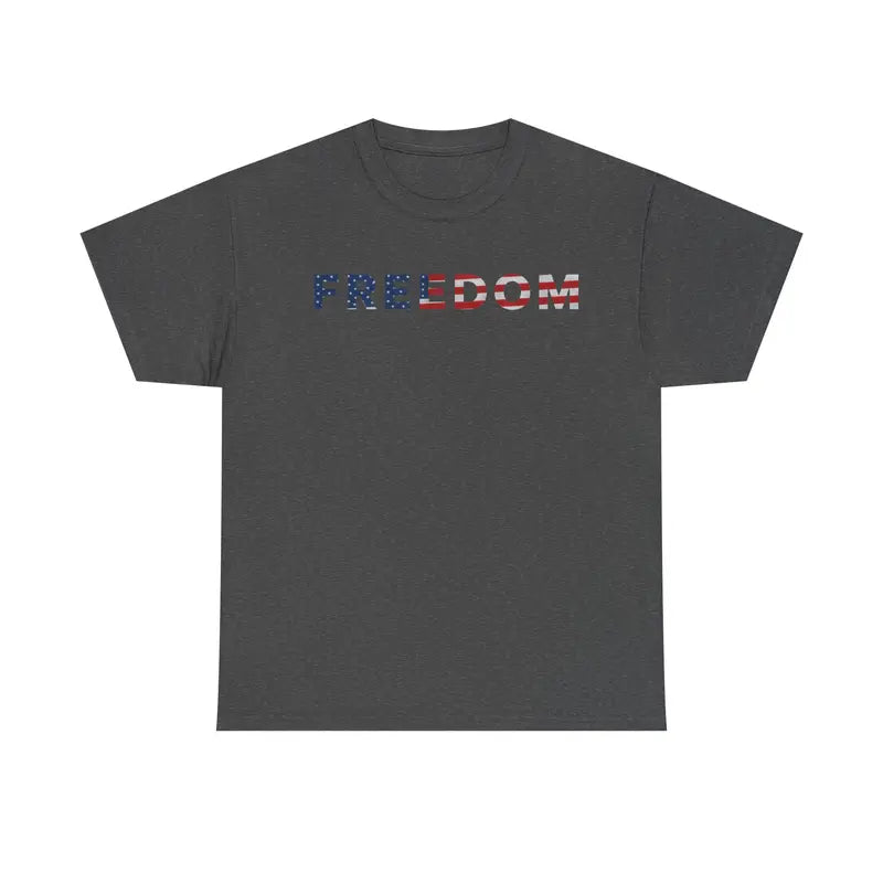 🇺🇸 Freedom Patriotic T-Shirt – Classic American Flag Cotton Tee for Men & Women