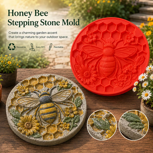 💥 LAST DAY 49% OFF - 🌻 Reusable Sunflower Stepping Stone Mold!!!
