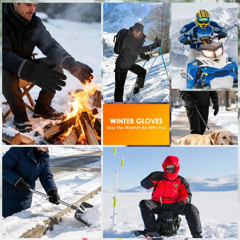 Unisex Winter Waterproof Sports Gloves