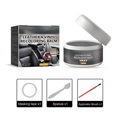 ✨ Leather & Vinyl Recoloring Balm Kit – Restore Faded Seats & Furniture